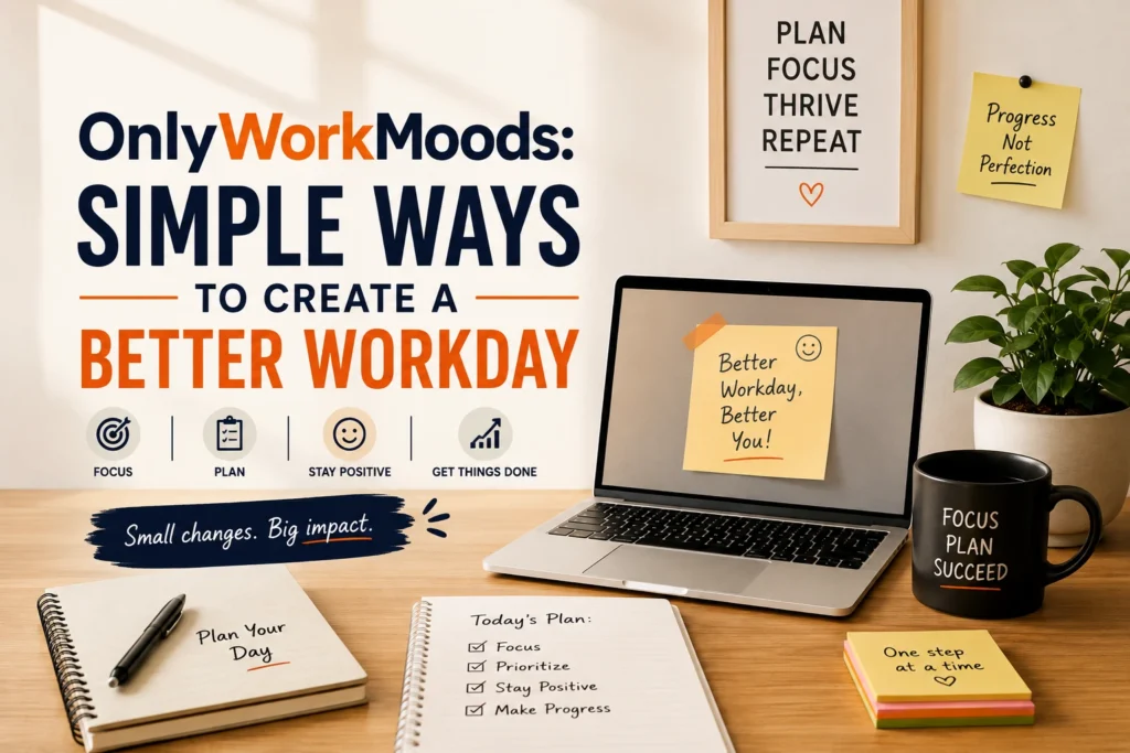 OnlyWorkMoods Simple Ways to Create a Better Workday