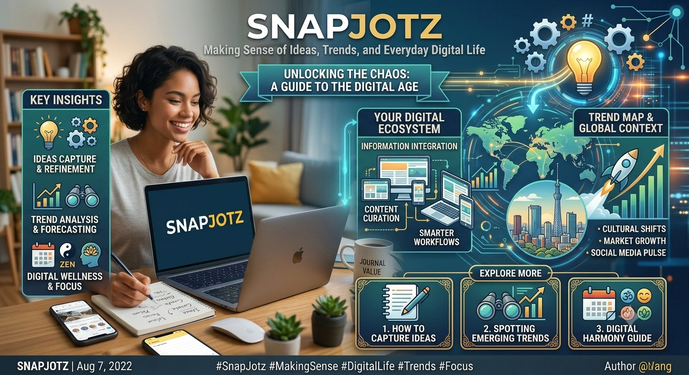SnapJotz Making Sense of Ideas, Trends, and Everyday Digital Life.