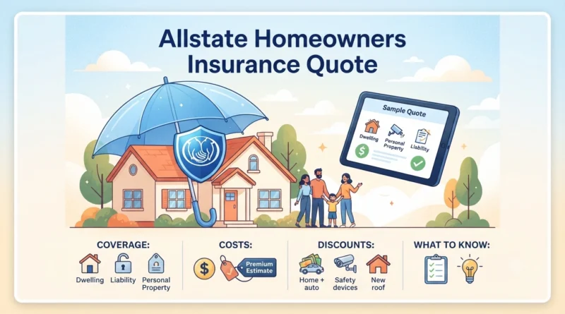 Allstate Homeowners Insurance Quote Coverage, Costs, Discounts and What to Know.