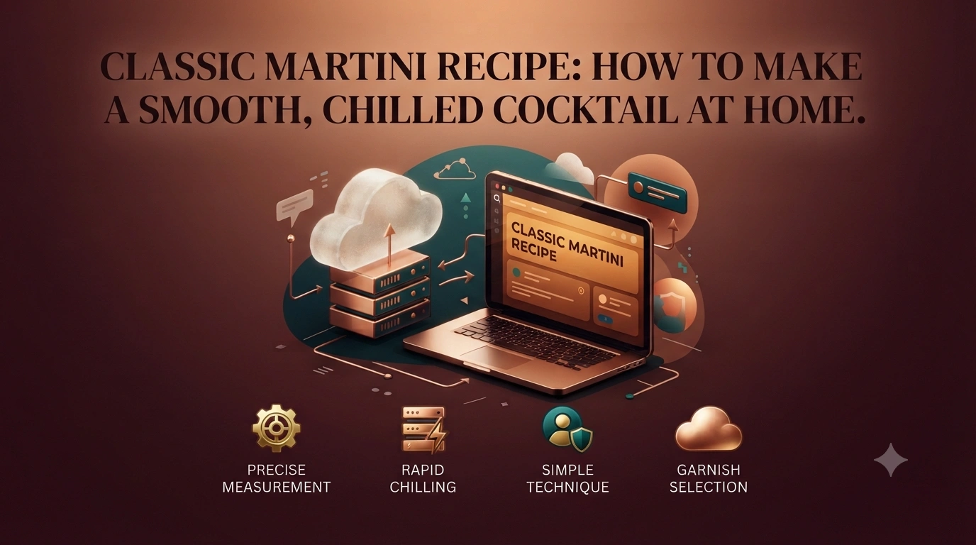 Classic Martini Recipe: How to Make a Smooth, Chilled Cocktail at Home.