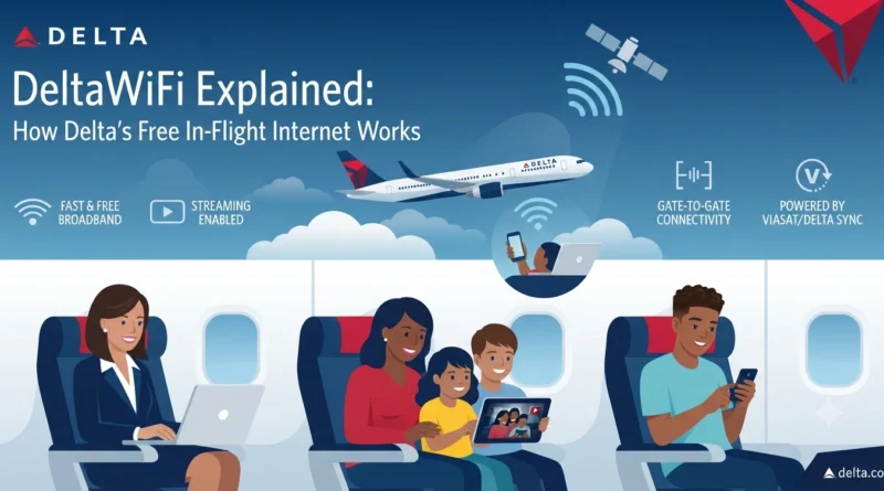 DeltaWiFi Explained How Delta’s Free In-Flight Internet Works.
