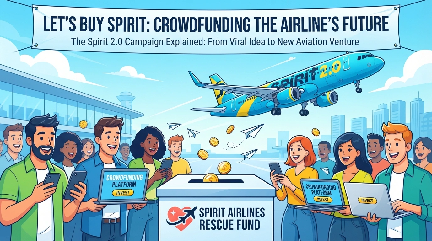 Let’s Buy Spirit Explained: From Viral Airline Rescue Idea to a New Aviation Venture.