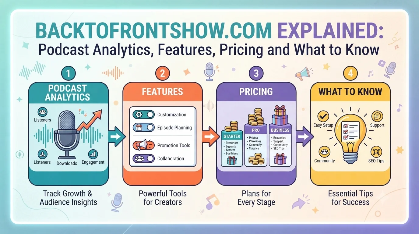 BacktoFrontShow.com Explained: Podcast Analytics, Features, Pricing and What to Know.
