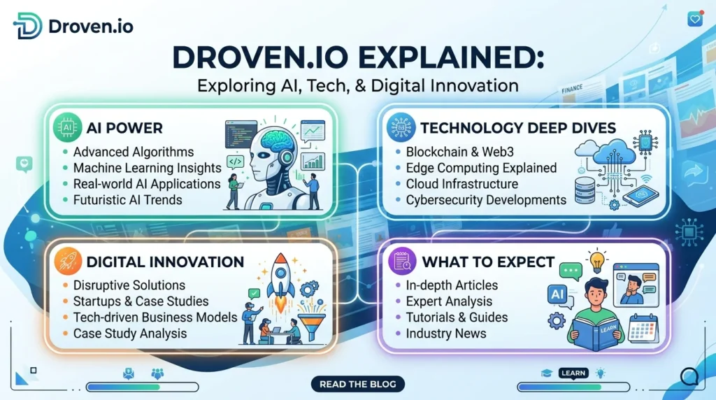 Droven.io Explained Exploring Its AI, Technology and Digital Innovation Content.