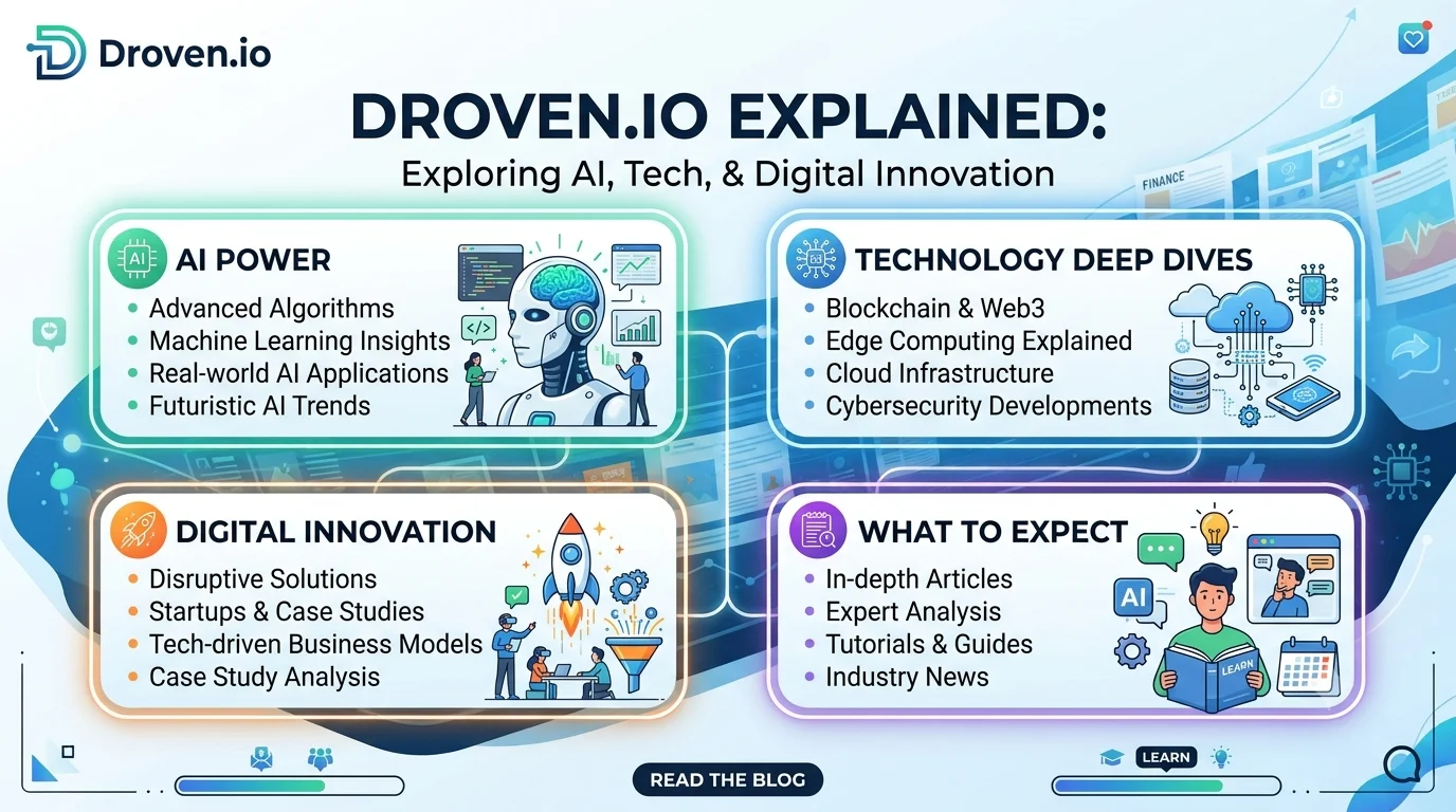 Droven.io Explained: Exploring Its AI, Technology and Digital Innovation Content.