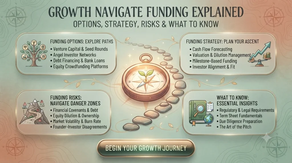 Growth Navigate Funding Explained Options, Strategy, Risks and What to Know.