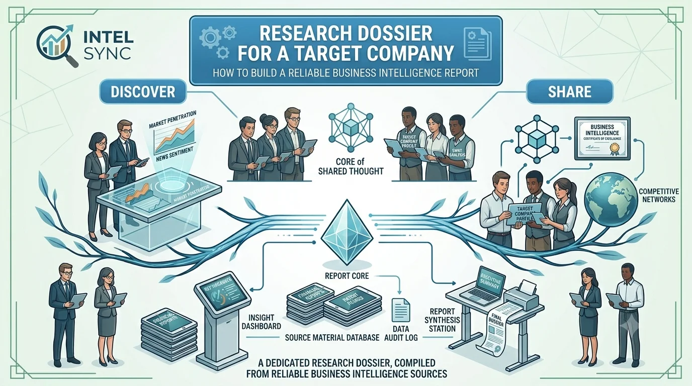 Research Dossier for a Target Company: How to Build a Reliable Business Intelligence Report.