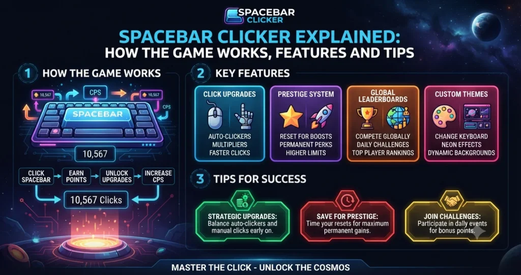 Spacebar Clicker Explained How the Game Works, Features and Tips.