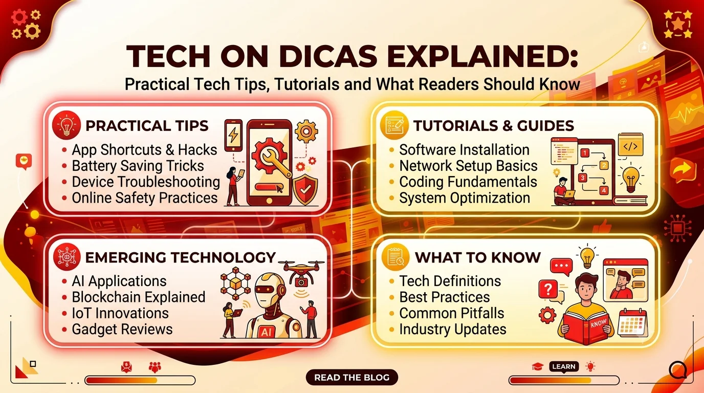 Tech on Dicas Explained: Practical Tech Tips, Tutorials and What Readers Should Know.