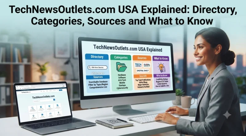 TechNewsOutlets.com USA Explained Directory, Categories, Sources and What to Know.